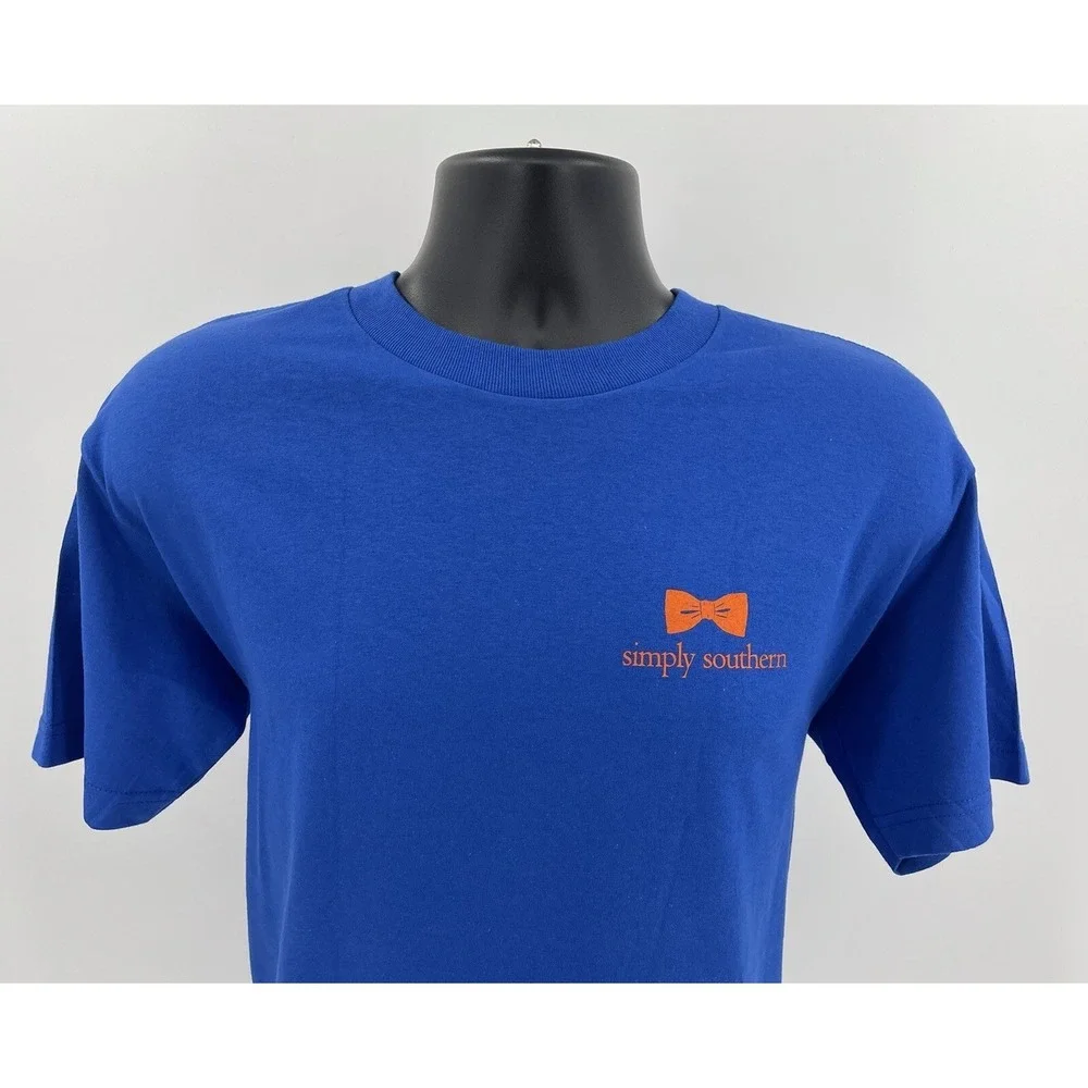 NWT Simply Southern Royal Tailgate w/ The Best Cotton Tee Size Gators Medium
